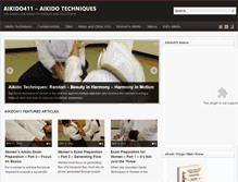 Tablet Screenshot of aikido411.com